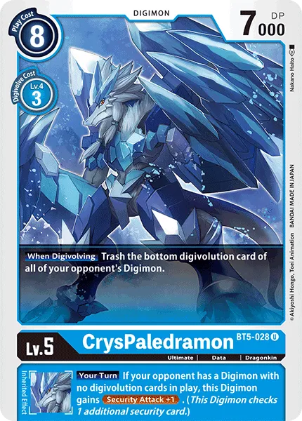 CrysPaledramon &mdash; Digimon Card Game card