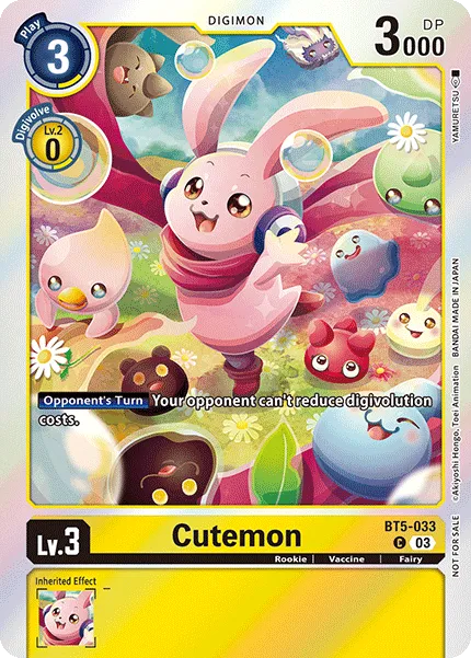 Cutemon &mdash; Digimon Card Game card