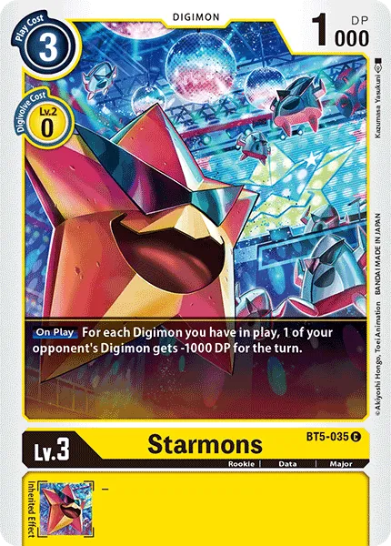 Starmons &mdash; Digimon Card Game card