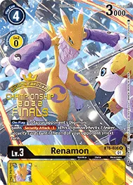 Renamon &mdash; Digimon Card Game card