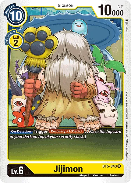 Jijimon &mdash; Digimon Card Game card
