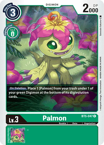 Palmon &mdash; Digimon Card Game card