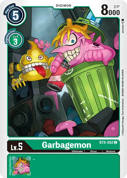Garbagemon &mdash; Digimon Card Game card