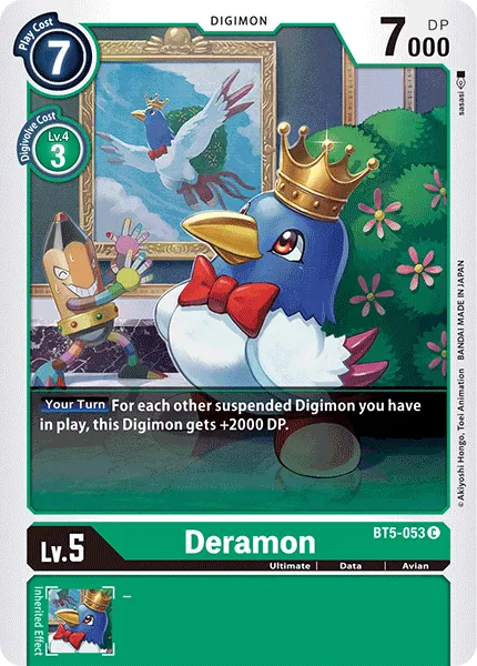 Deramon &mdash; Digimon Card Game card