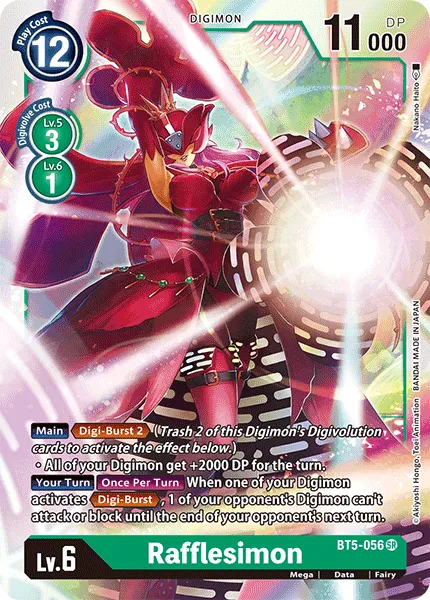 Rafflesimon &mdash; Digimon Card Game card