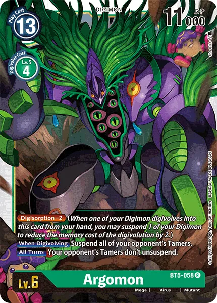 Argomon &mdash; Digimon Card Game card