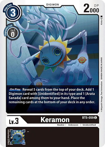 Keramon &mdash; Digimon Card Game card