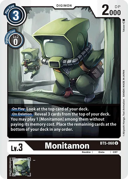 Monitamon &mdash; Digimon Card Game card