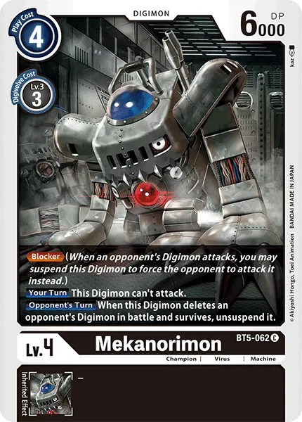 Mekanorimon &mdash; Digimon Card Game card