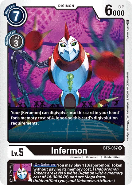 Infermon &mdash; Digimon Card Game card