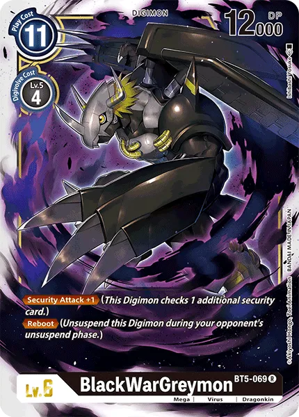 BlackWarGreymon &mdash; Digimon Card Game card