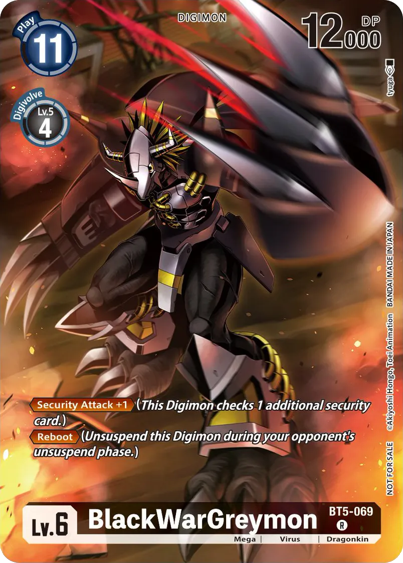 BlackWarGreymon &mdash; Digimon Card Game card