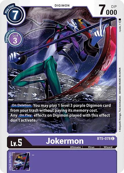 Jokermon &mdash; Digimon Card Game card