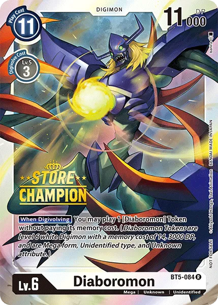 Diaboromon &mdash; Digimon Card Game card