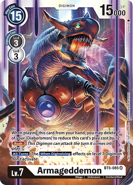 Armageddemon &mdash; Digimon Card Game card