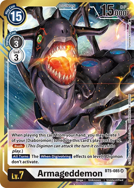 Armageddemon &mdash; Digimon Card Game card