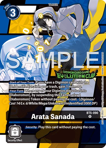 Arata Sanada &mdash; Digimon Card Game card