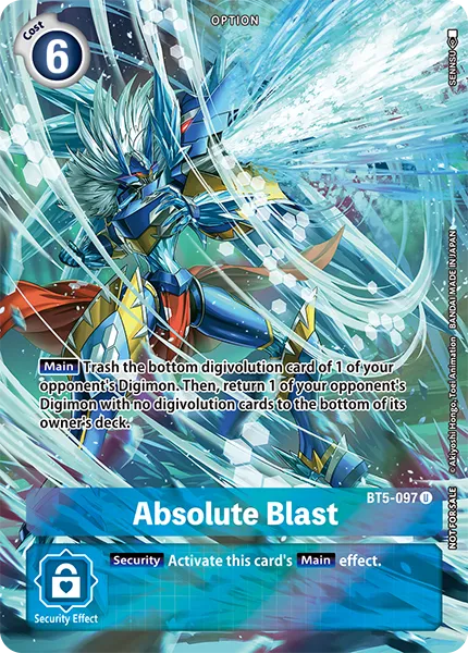 Absolute Blast &mdash; Digimon Card Game card