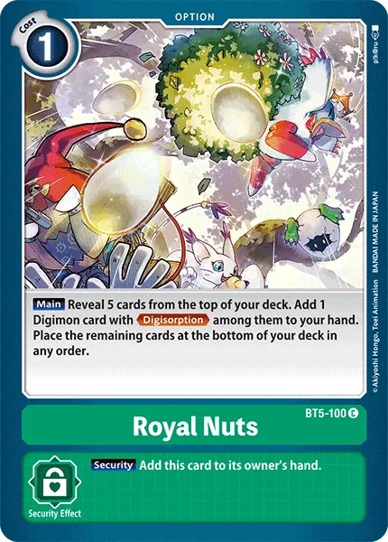Royal Nuts &mdash; Digimon Card Game card