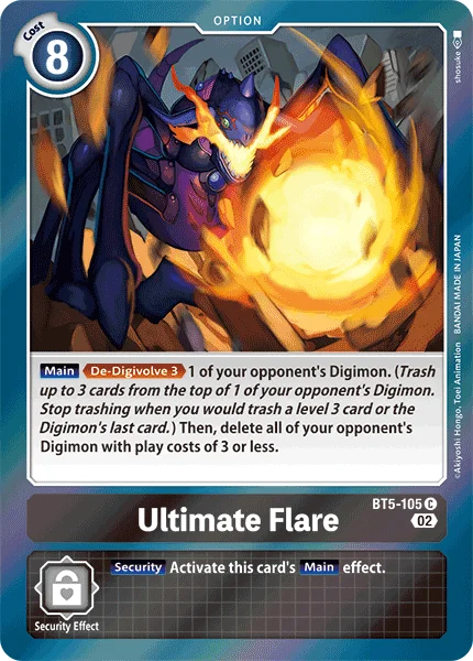 Ultimate Flare &mdash; Digimon Card Game card