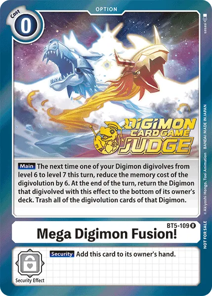 Mega Digimon Fusion! &mdash; Digimon Card Game card