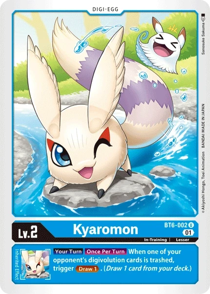 Kyaromon &mdash; Digimon Card Game card