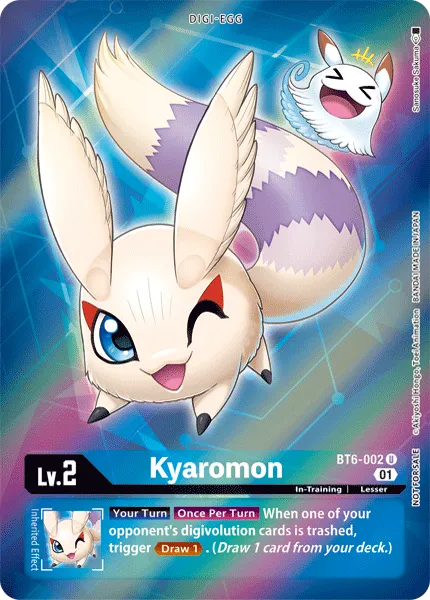 Kyaromon &mdash; Digimon Card Game card