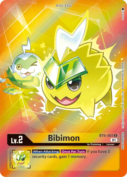 Bibimon &mdash; Digimon Card Game card