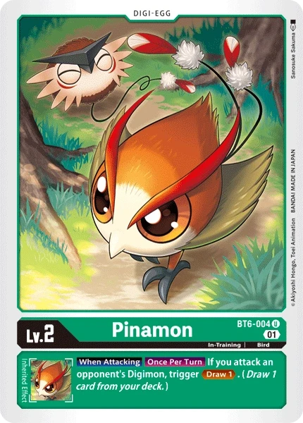 Pinamon &mdash; Digimon Card Game card
