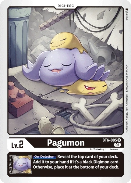 Pagumon &mdash; Digimon Card Game card