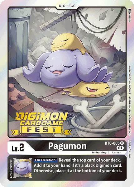 Pagumon &mdash; Digimon Card Game card