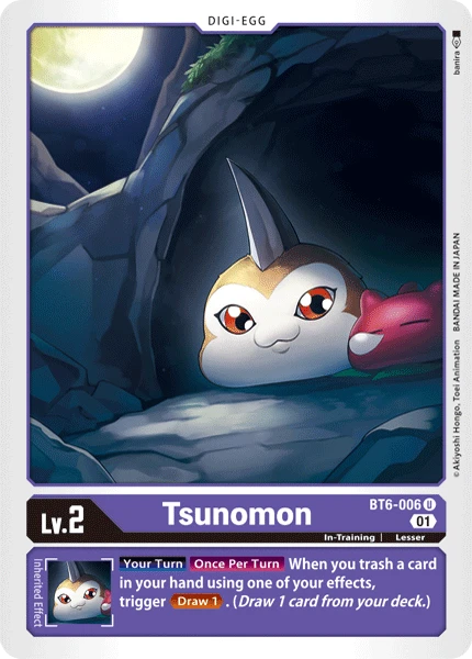 Tsunomon &mdash; Digimon Card Game card
