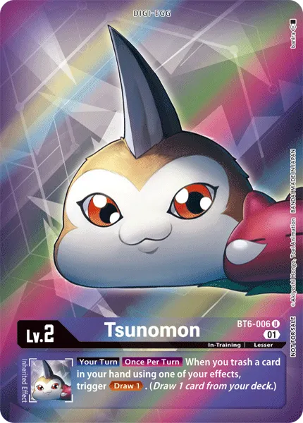 Tsunomon &mdash; Digimon Card Game card