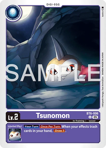 Tsunomon &mdash; Digimon Card Game card
