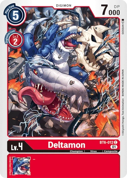 Deltamon &mdash; Digimon Card Game card