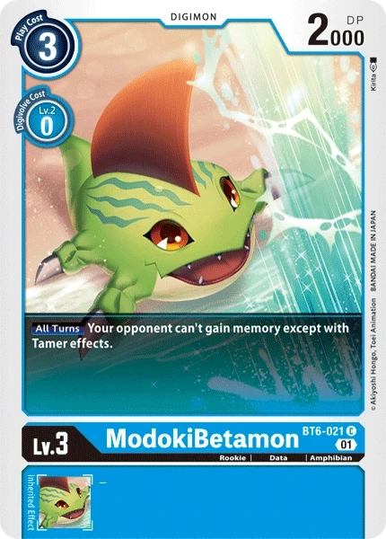 ModokiBetamon &mdash; Digimon Card Game card