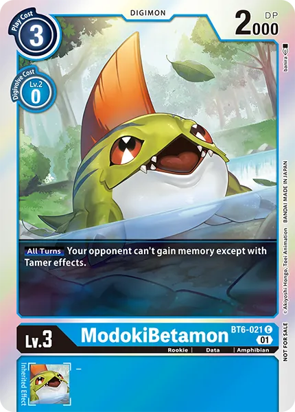 ModokiBetamon &mdash; Digimon Card Game card