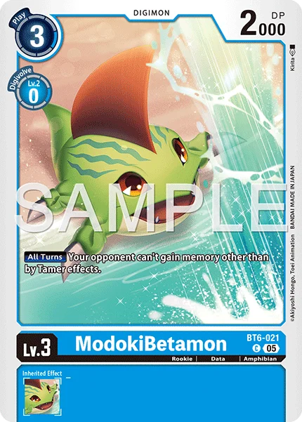 ModokiBetamon &mdash; Digimon Card Game card