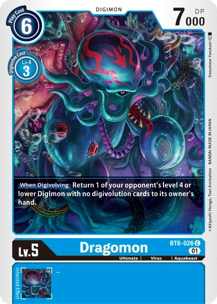 Dragomon &mdash; Digimon Card Game card