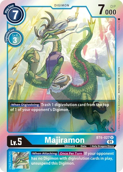 Majiramon &mdash; Digimon Card Game card