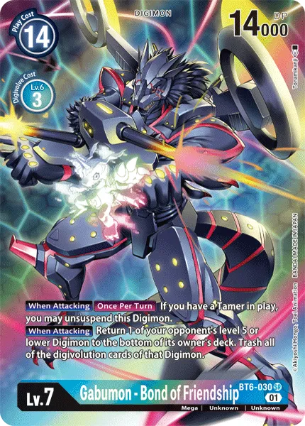 Gabumon - Bond of Friendship &mdash; Digimon Card Game card