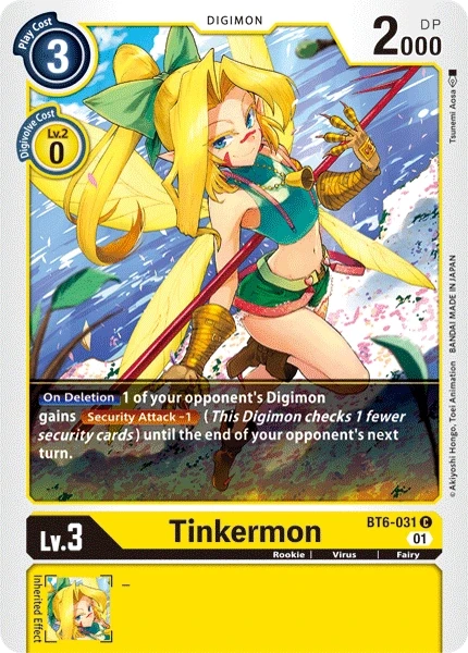 Tinkermon &mdash; Digimon Card Game card