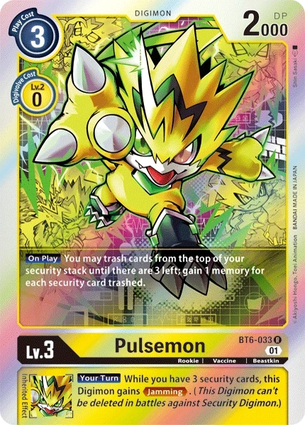 Pulsemon &mdash; Digimon Card Game card
