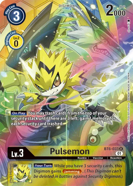 Pulsemon &mdash; Digimon Card Game card