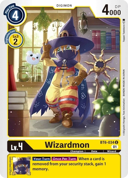Wizardmon &mdash; Digimon Card Game card