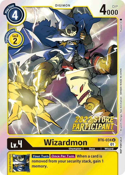 Wizardmon &mdash; Digimon Card Game card