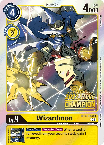 Wizardmon &mdash; Digimon Card Game card