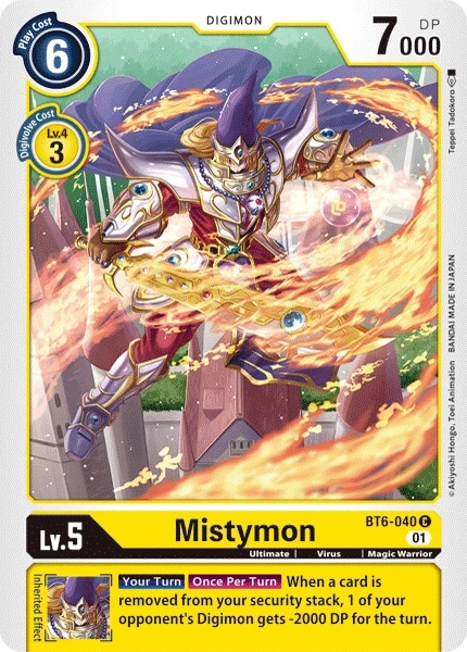 Mistymon &mdash; Digimon Card Game card