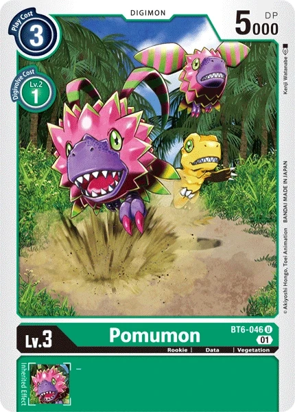 Pomumon &mdash; Digimon Card Game card