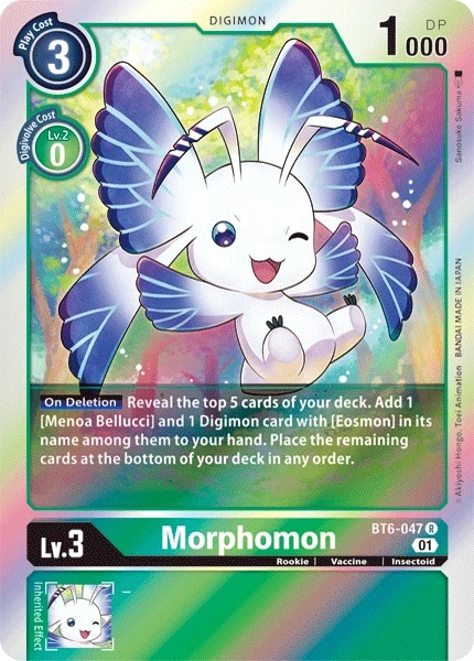 Morphomon &mdash; Digimon Card Game card